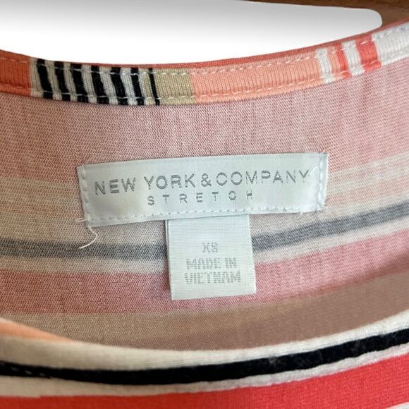 New York & Company Sleeveless Striped Midi Dress - Picture 5 of 8